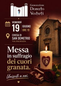 19 Giugno Santa Messa in memoria dei tifosi defunti